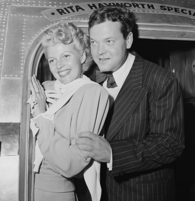 Rita Hayworth, és Orson Welles 
