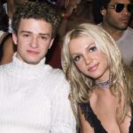 Britney Spears és Justin Timberlake a közönség soraiban a 2000-es MTV Music Video Awards díjátadón