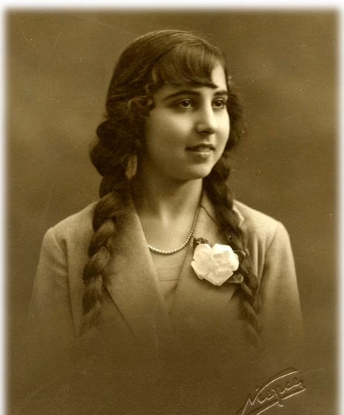 María Branyas szűk száz évvel ezelőtt, 1925-ben Forrás: Twitter