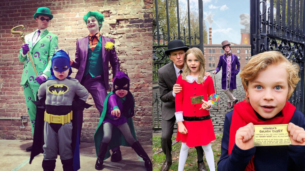 Neil Patrick Harris és családjának halloweeni jelemezei