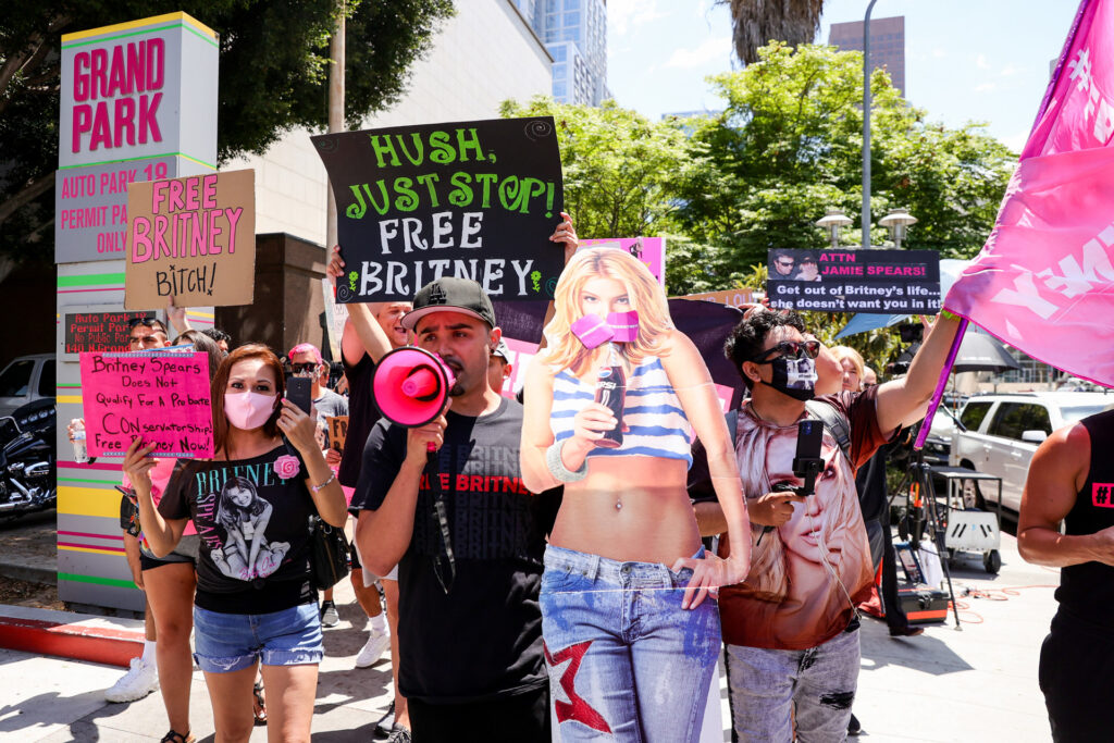 Tüntetés Britneyért