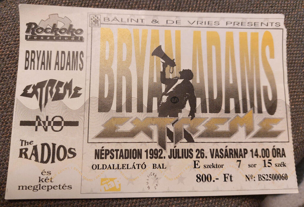Bryan Adams, 1992.