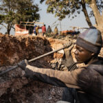 Kobalt bánya a kongói Kolweziben