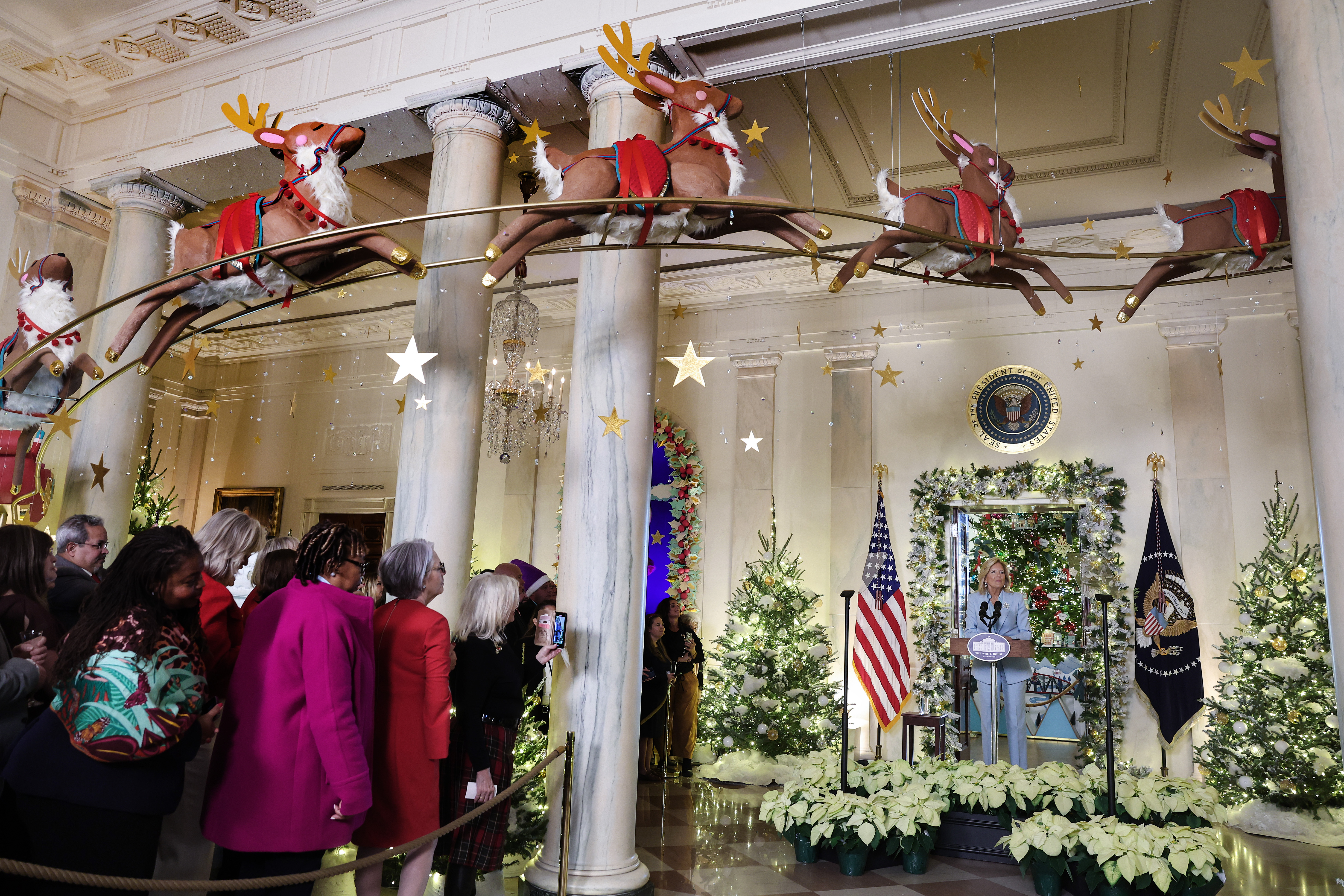 Jill Biden karácsonyi dekorációja