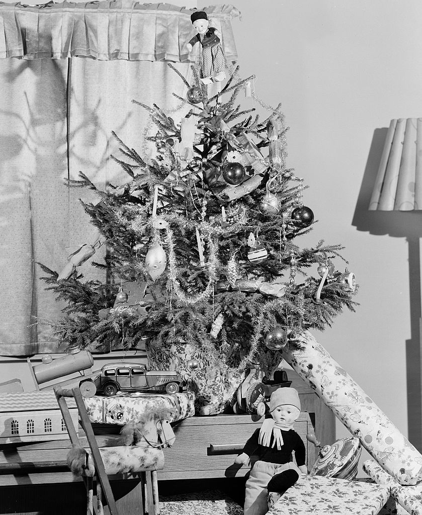 Karácsonyfa 1940-es évekből