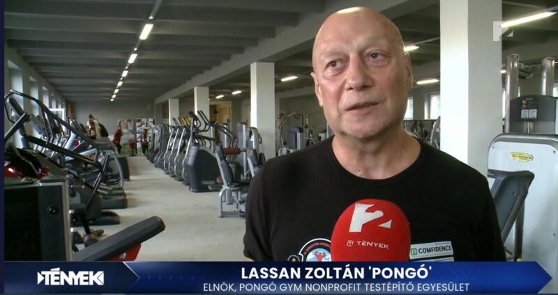Pongó a komlói edzőtermében - Forrás: TV2 / Tények - videó