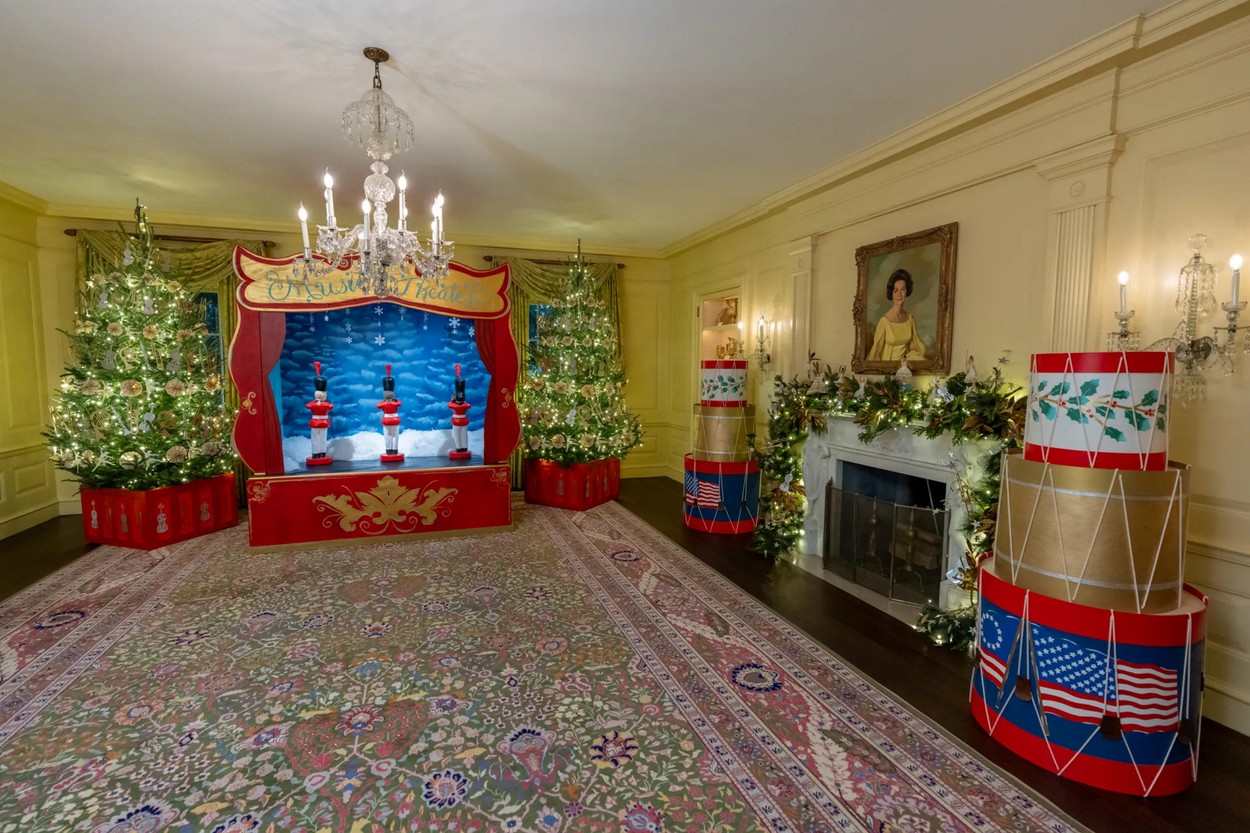 Jill Biden karácsonyi dekorációja