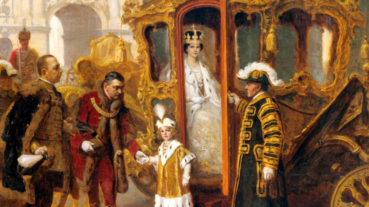 Habsburg Zita és Károly koronázása