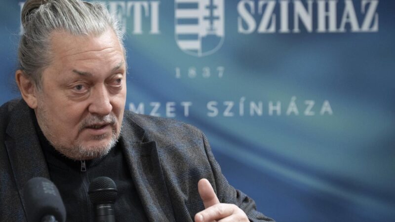 Bejelentett lemondását Vidnyánszky Attila - Fotó: MTI/Szigetváry Zsolt