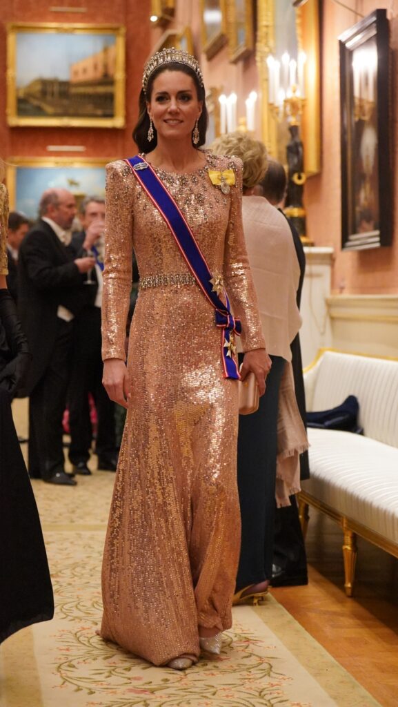 Katalin hercegné nem vásárolt új ruhát az eseményre (Fotó:Jonathan Brady - Pool / Getty Images)