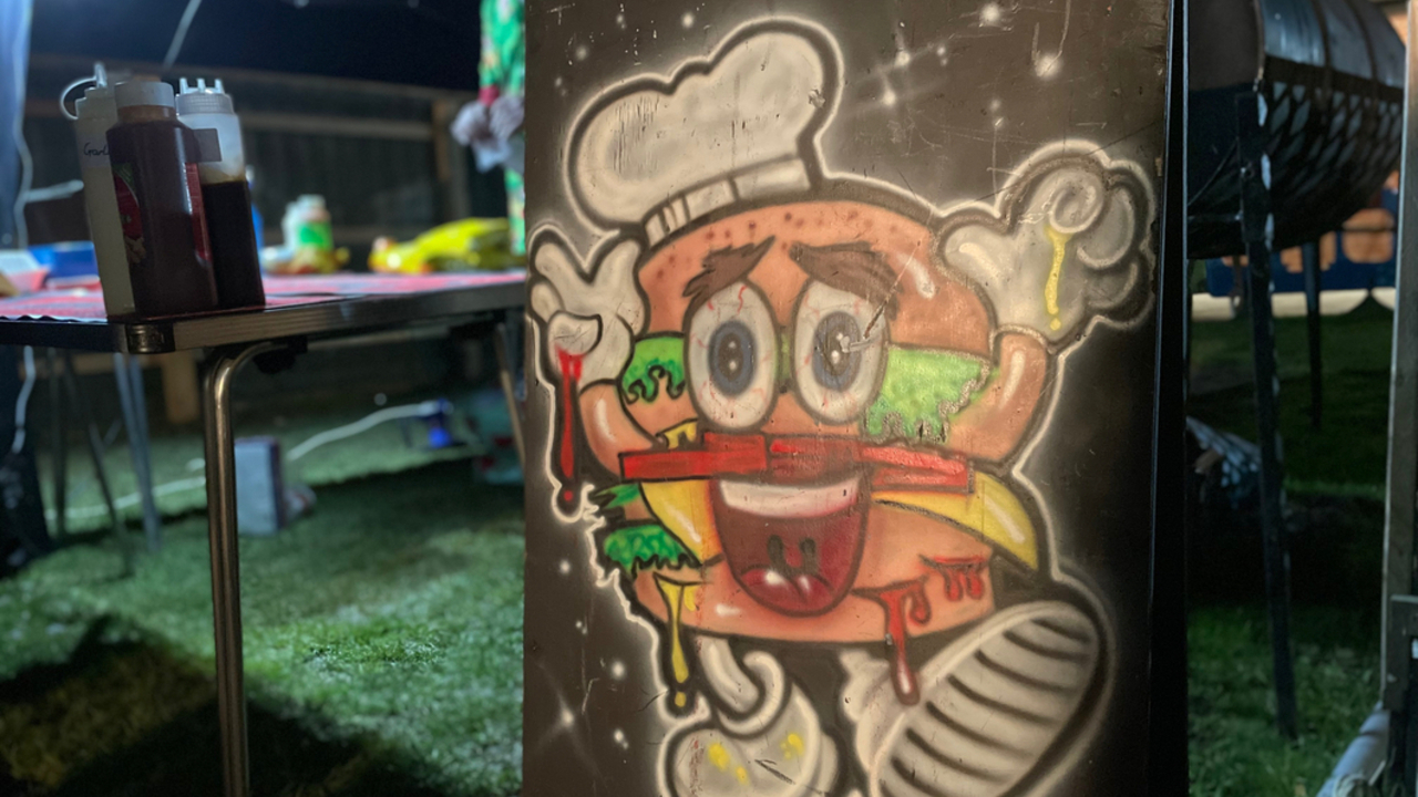 rajzolt hamburger