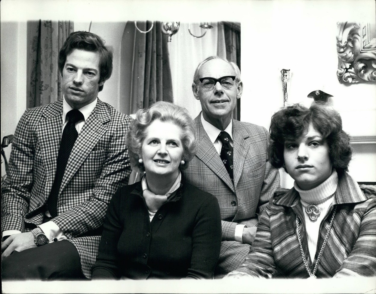 Margaret Thatcher és családja