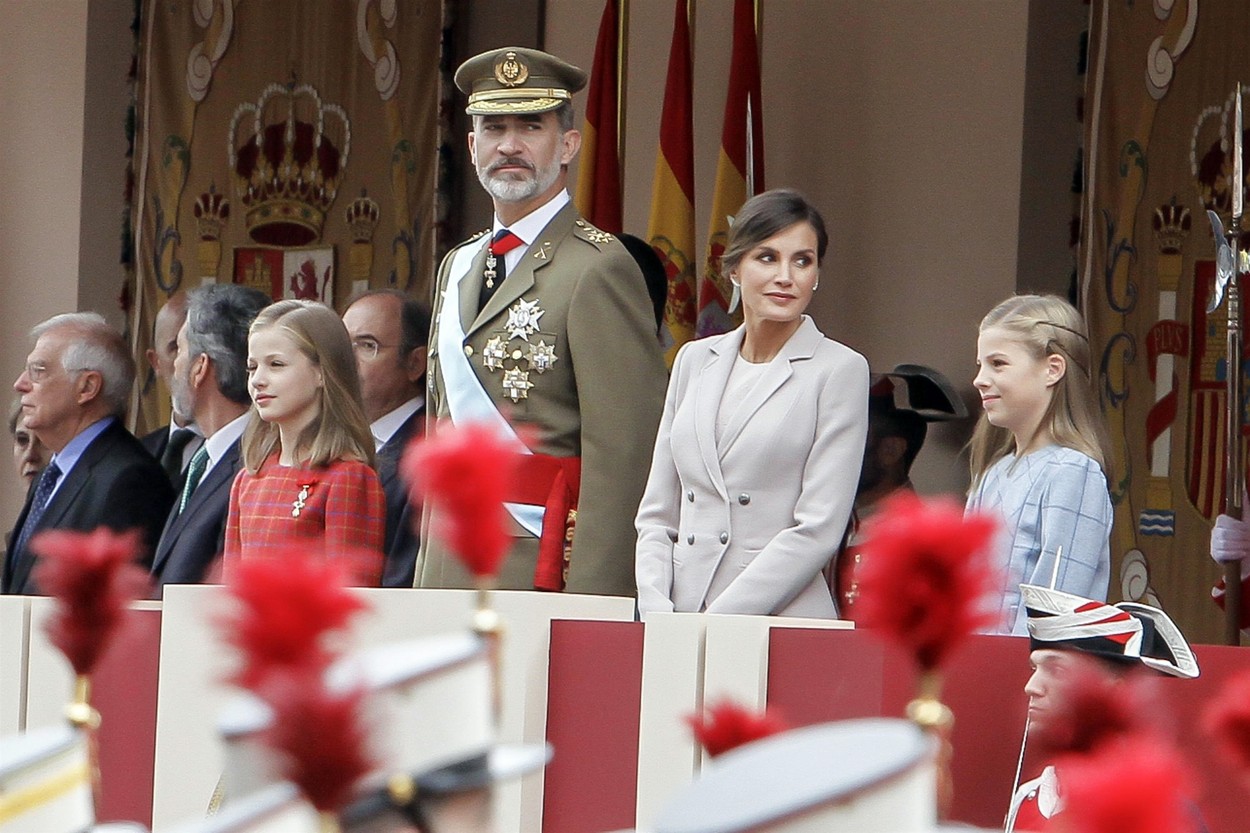 Vi. Fülöp, Letícia királyné, Leonóra hercegnő és Zsófia hercegnő