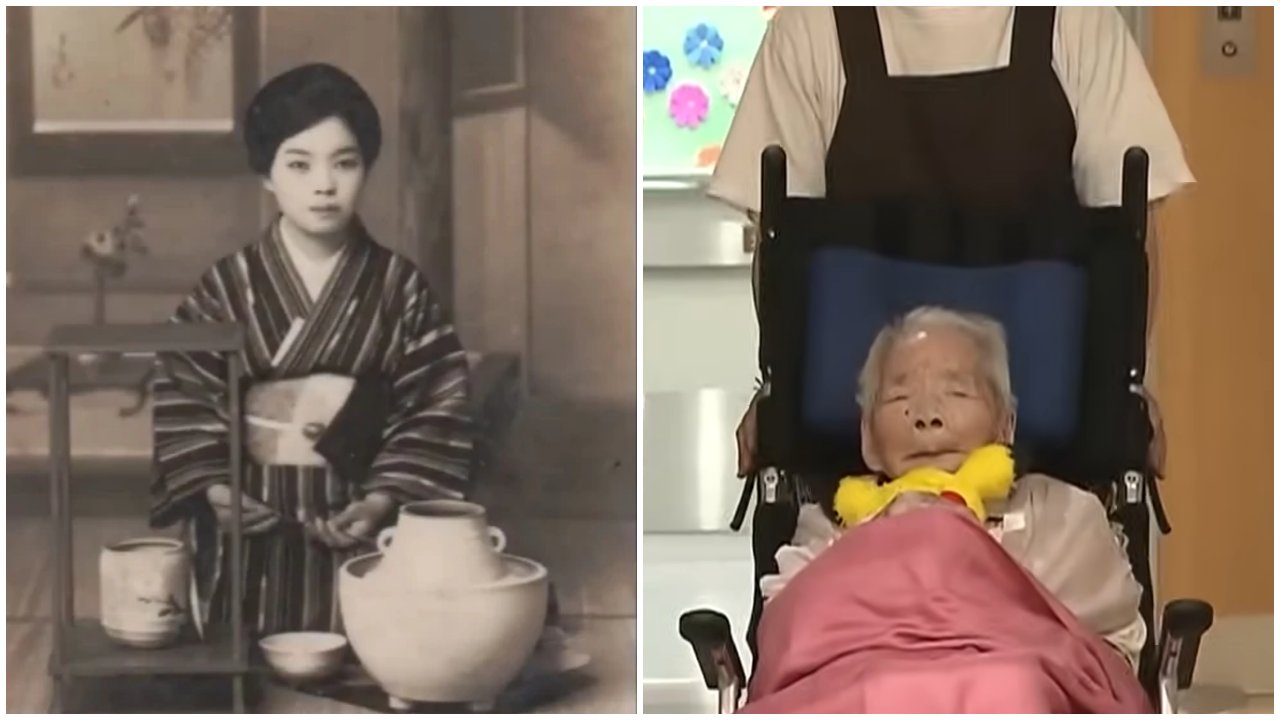 Tatsumi Fusa, a későbbi világ második legidősebb nője 1920-ban és 2023-ban