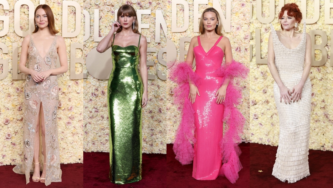 Barbie-k, sellők, meg a kígyózöld flitter – A 2024-es Golden Globe-gála leg-leg-leg ruhái | nlc