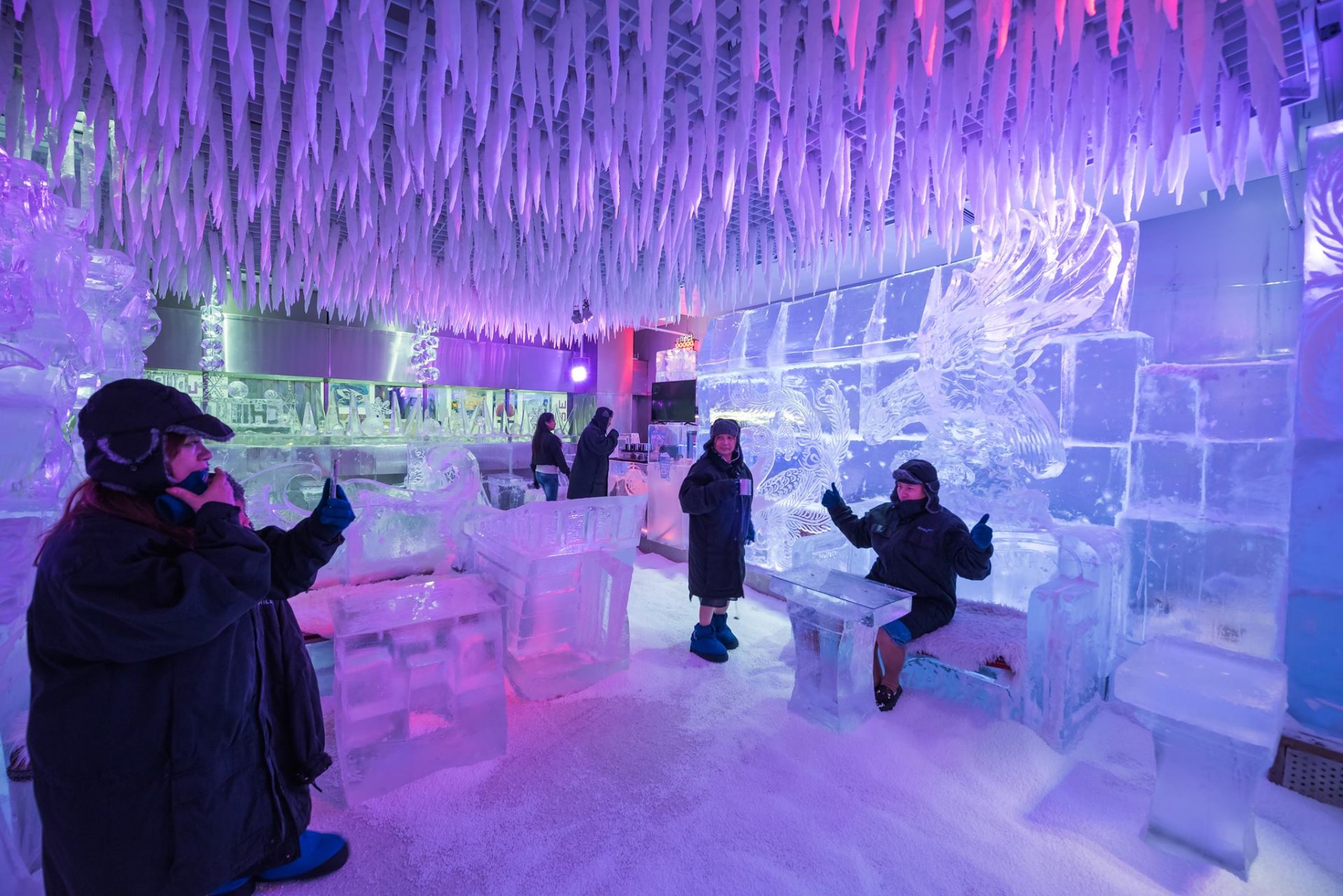Chillout Ice Lounge étterem, Dubaj.