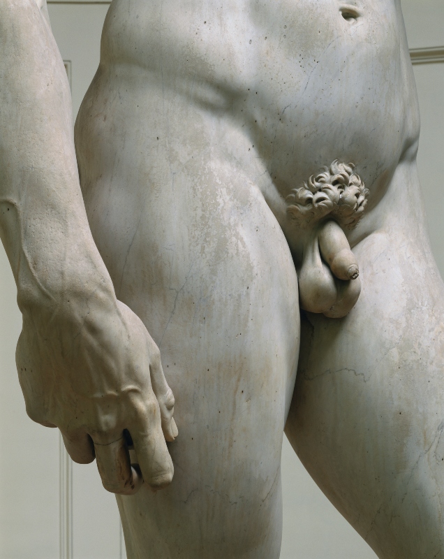 Dávid pénisze közelről (Forrás: Getty Images)