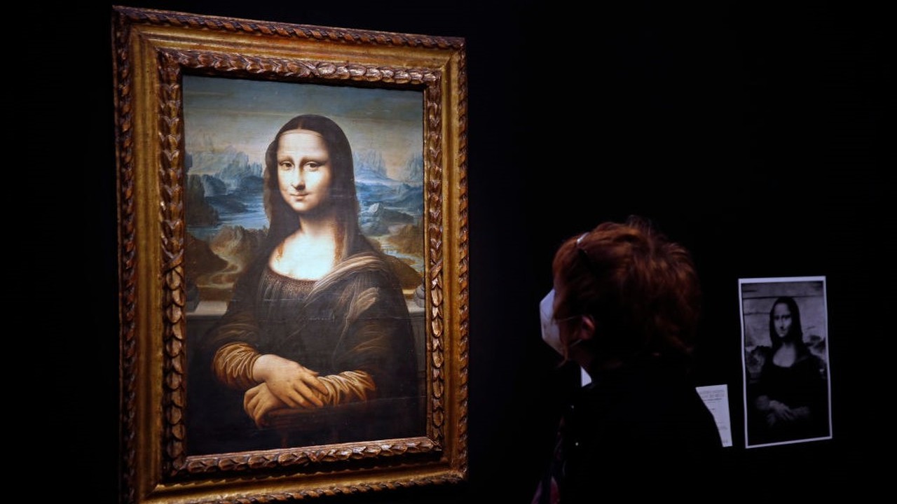 Mona Lisat levessel öntötték le