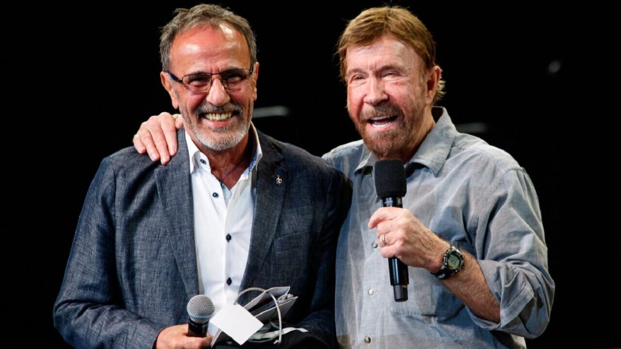 Jakab Csaba és Chuck Norris