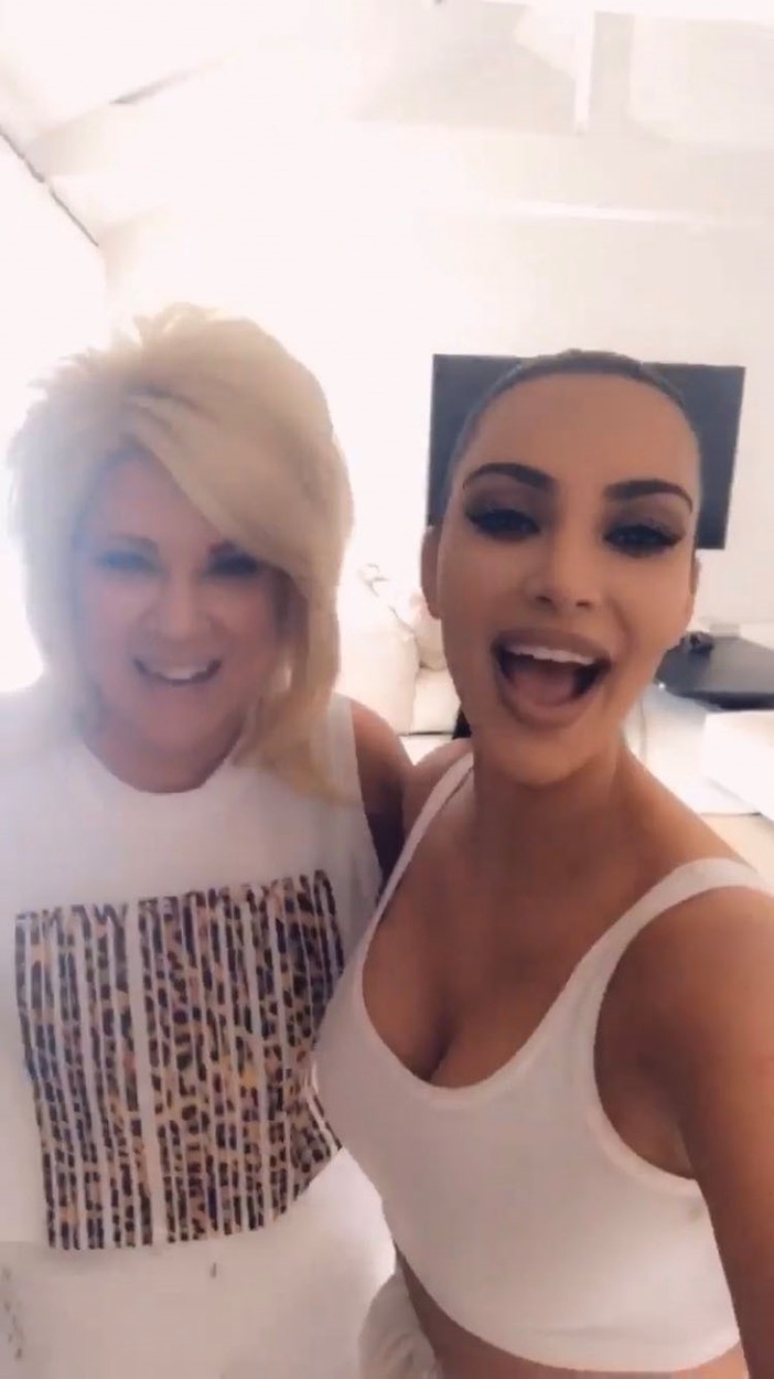 Theresa Caputo és Kim Kardashian