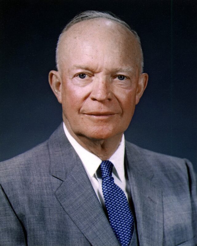 Dwight D. Eisenhower elnök, az Atomok a békéért program egyik szülőatyja (fotó: Wikipedia)