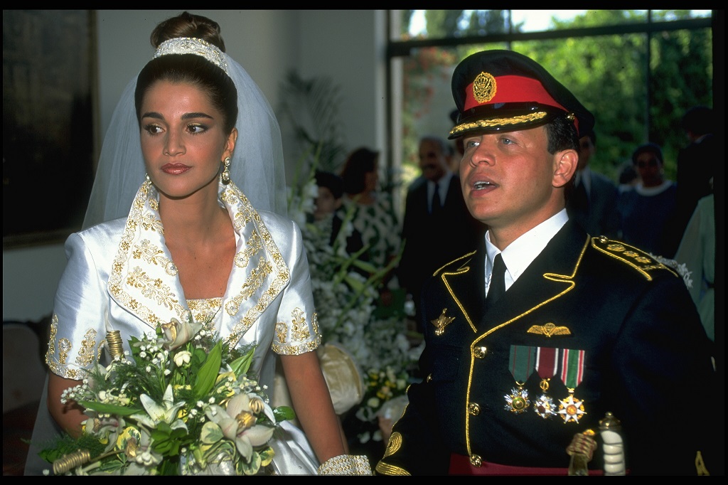 A jordán királyi pár esküvője