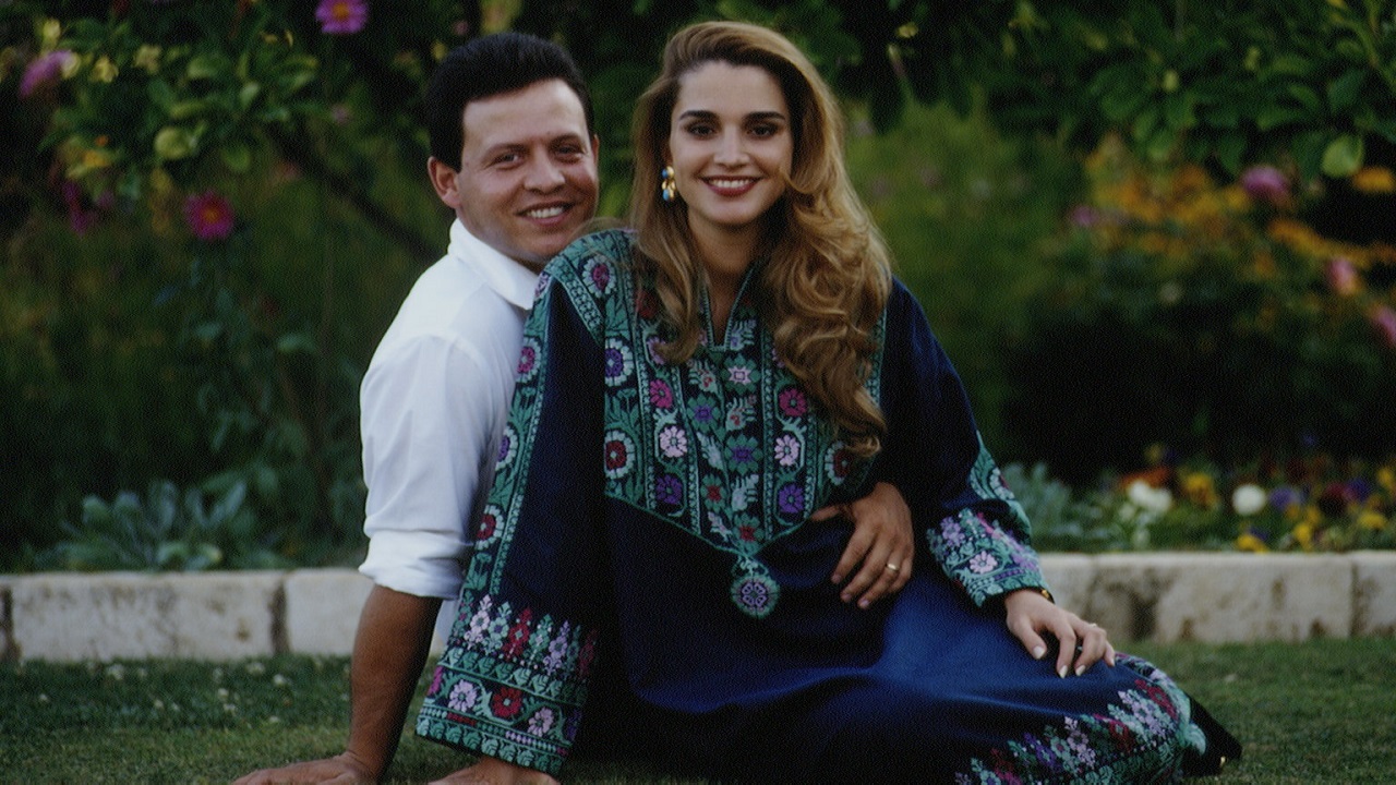 Rania jordán királyné és férje