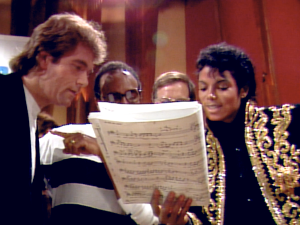 Huey Lewis, Quincy Jones és Michael Jackson
