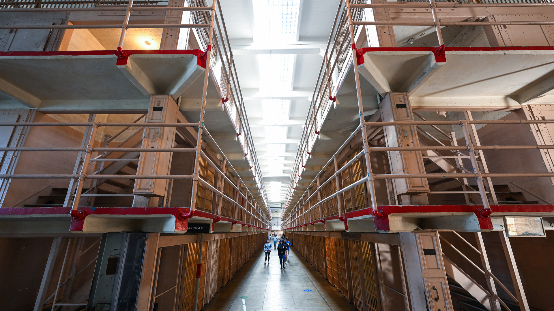 Az Alcatraz egyik cellablokkja