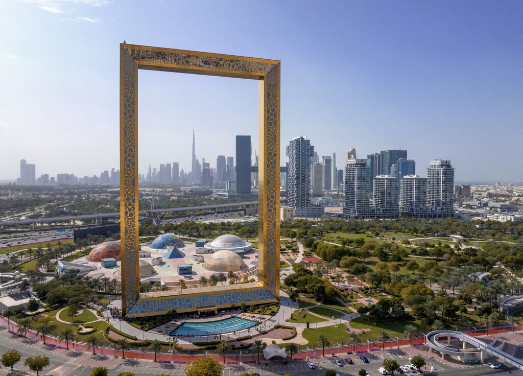 Dubai Frame (Forrás: Visit Dubai)