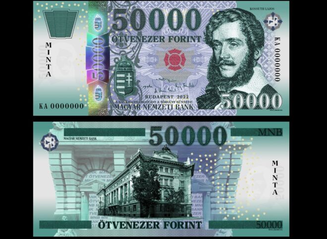 Ötvenezer forintos bankjegy bevezetéséről szólalt meg a Nemzeti Bank elnöke