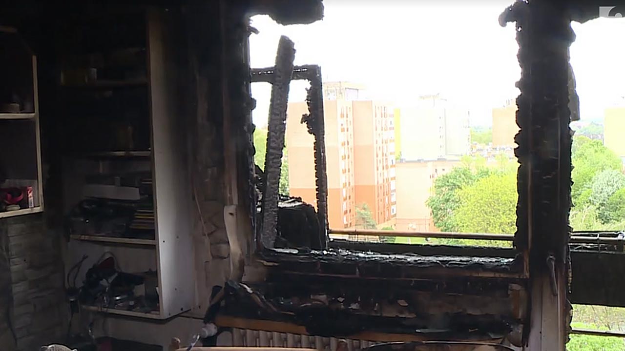 Kidobott égő cigicsikk miatt leégett a lakásuk, mindene odaveszett az idős párnak