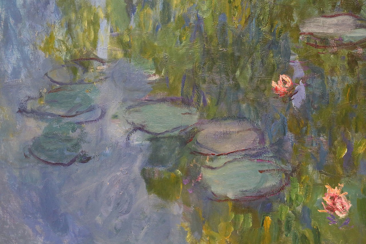 Claude Monet: tavirózsák (forrás: Wikipedia)