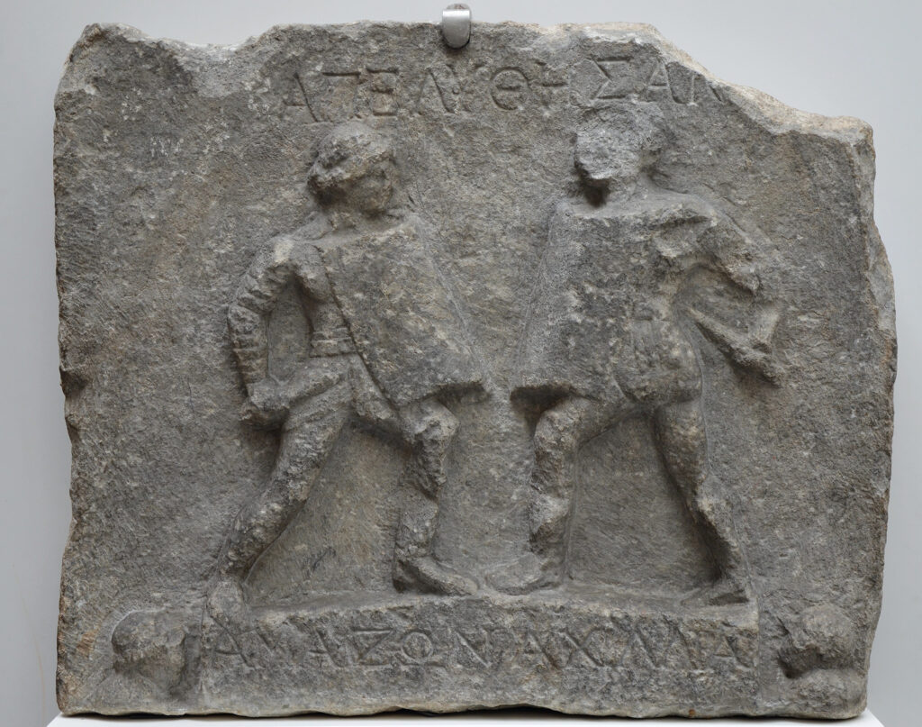 Gladiátornők: Amazon és Achillia (fotó: Wikipedia)