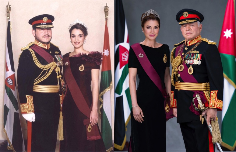 A jordán királyi pár