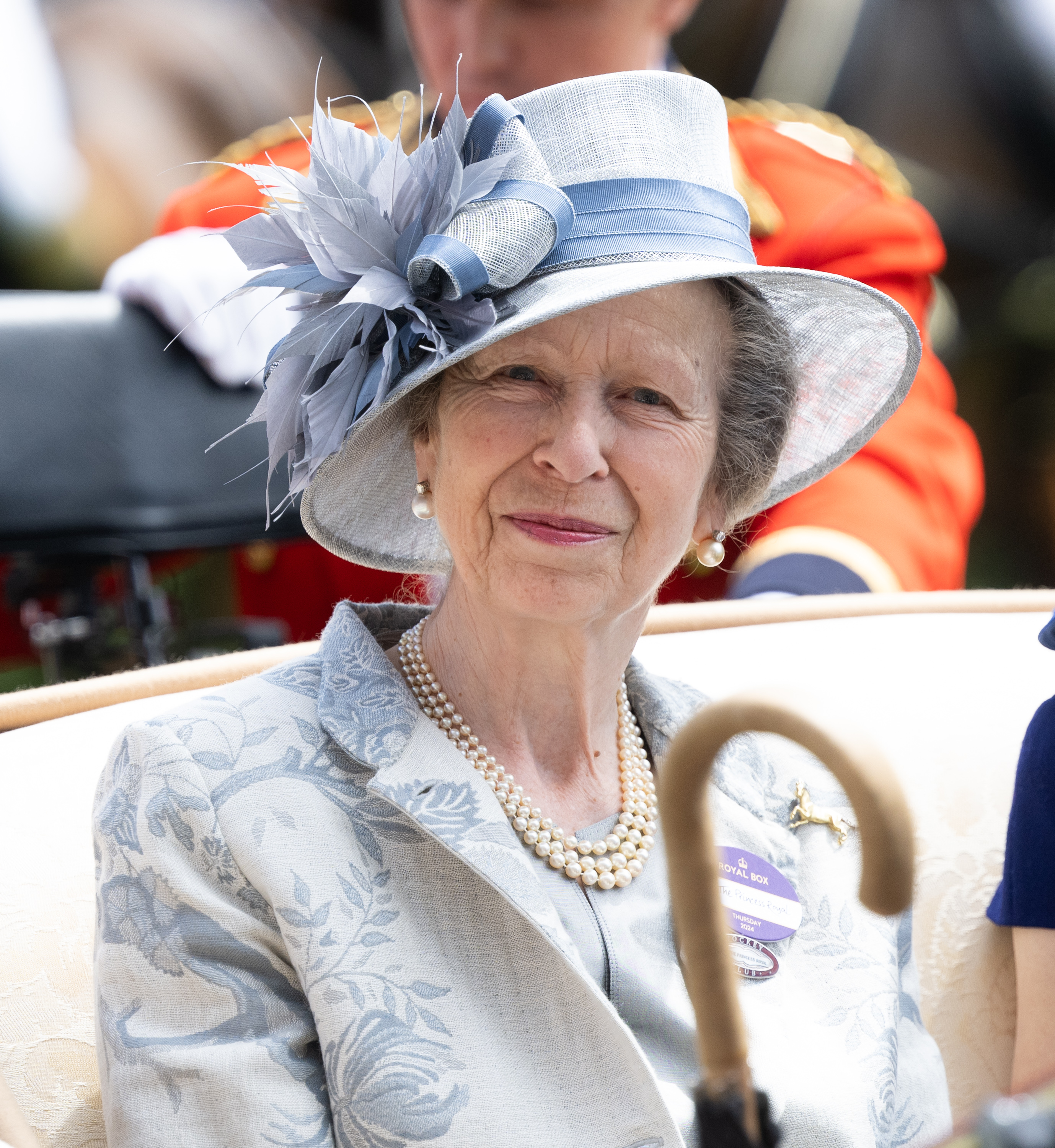  Priness Anne, Princess Royal attends day two of Royal Ascot 2024 at Ascot Racecourse on June 20, 2024 in Ascot, England. (Photo by Samir Hussein/WireImage)