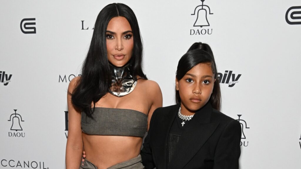 Kim Kardashian és legidősebb gyermeke, North West (Fotó: Getty Images)