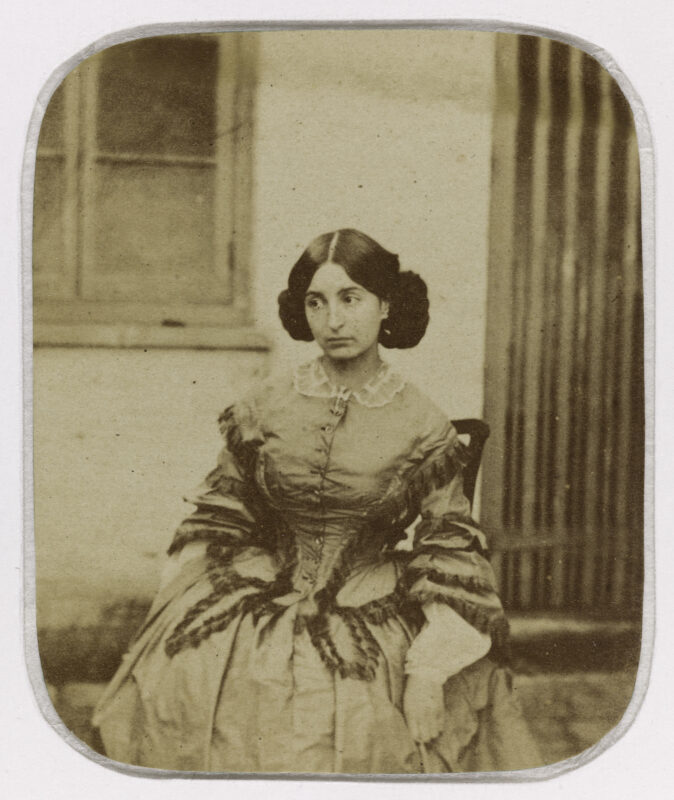Adèle Hugo 1858-ban (fotó: Wikipedia)