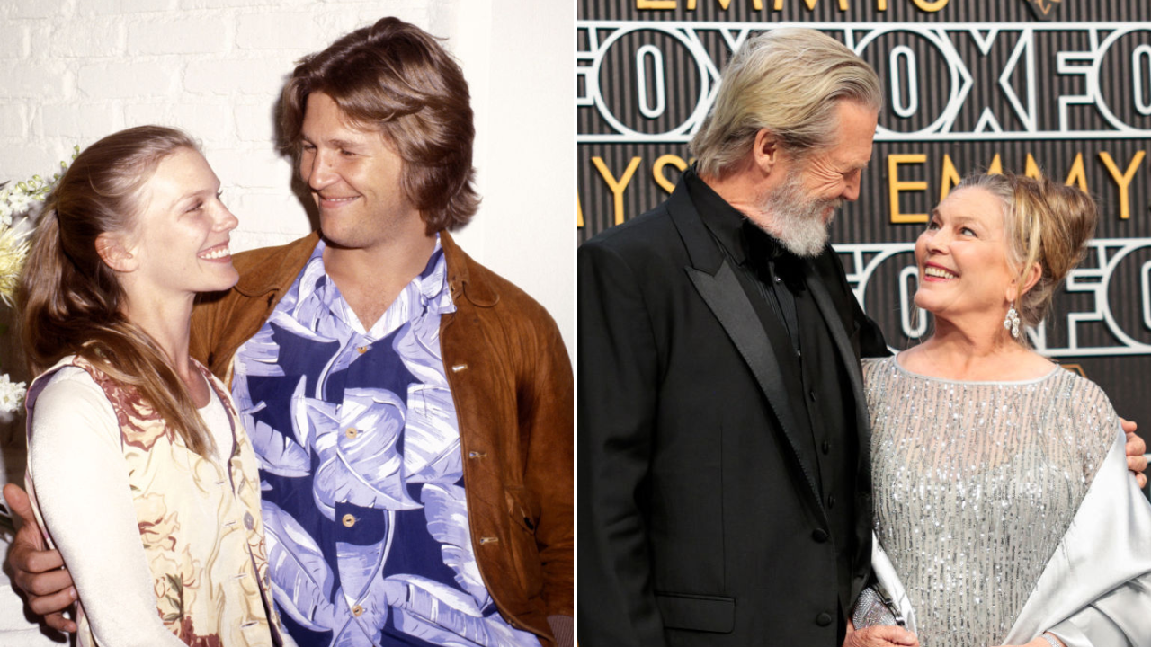 Jeff Bridges és Susan Geston 1977-ben és 2024-ben (Forrás: Getty Images)