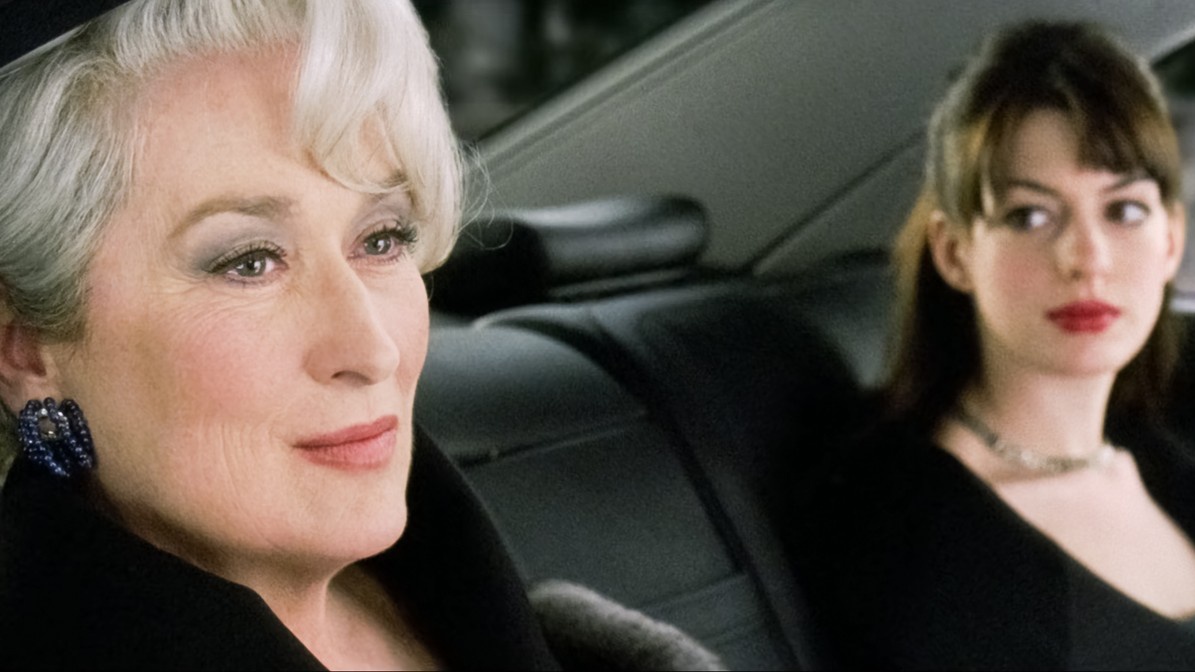 Meryl Streep és Anne Hathaway Az Ördög Pradát visel című filmben