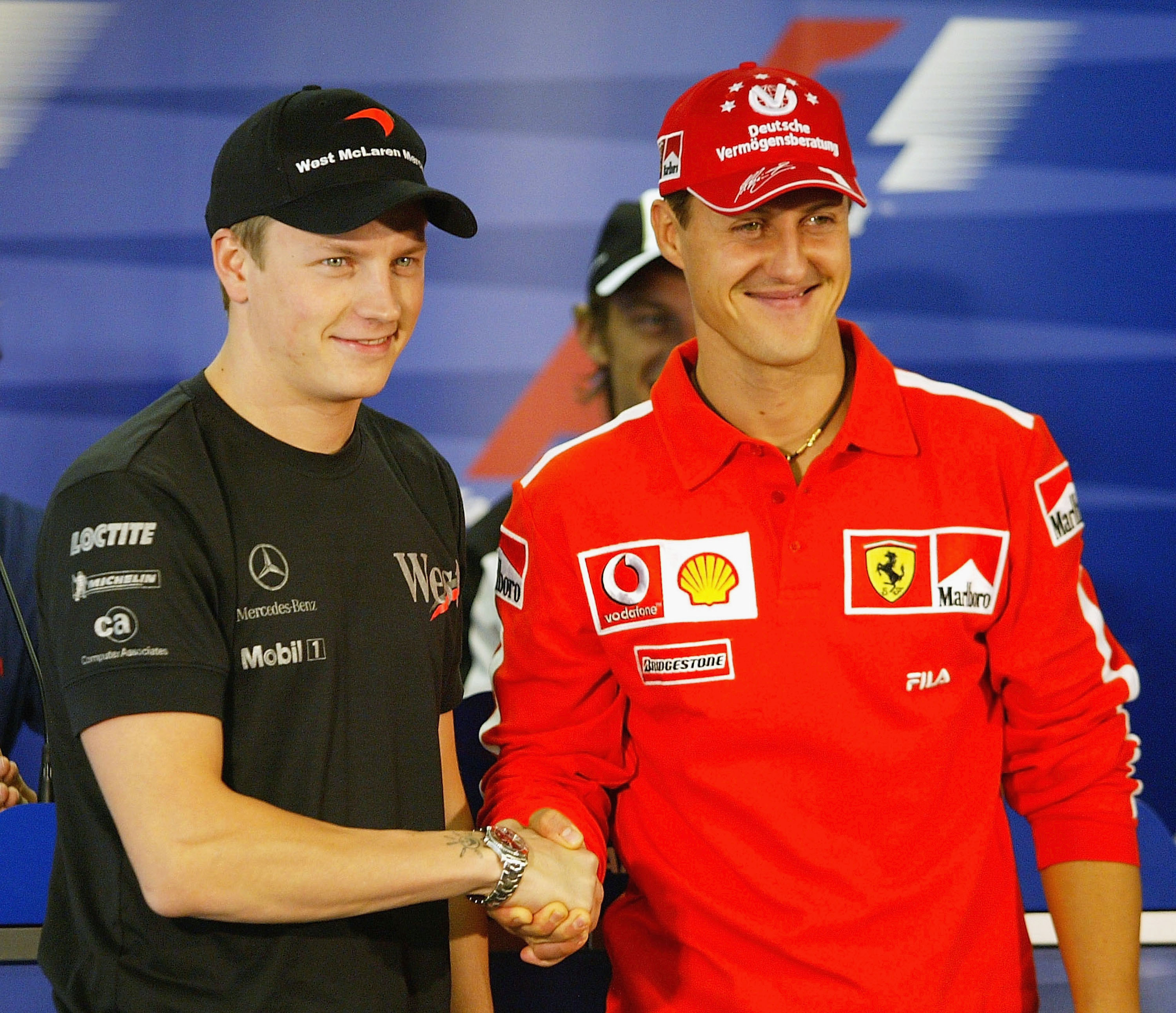 Räikkönen és Schumacher