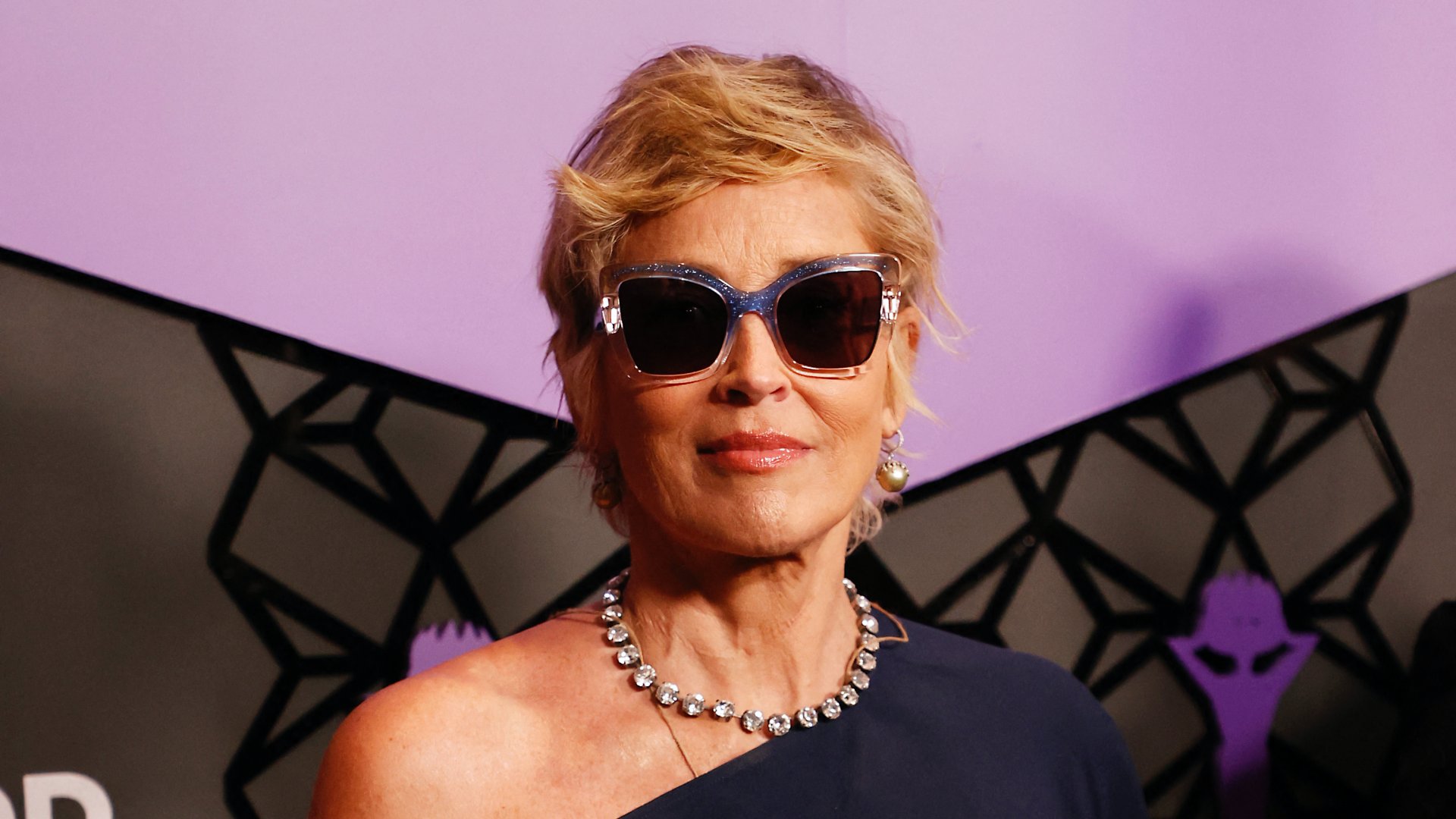Sharon Stone amerikai színésznő a 4. Hollywood Unlocked Impact Awards díjátadón a kaliforniai Beverly Hillsben, a Beverly Hiltonban 2024. június 21-én