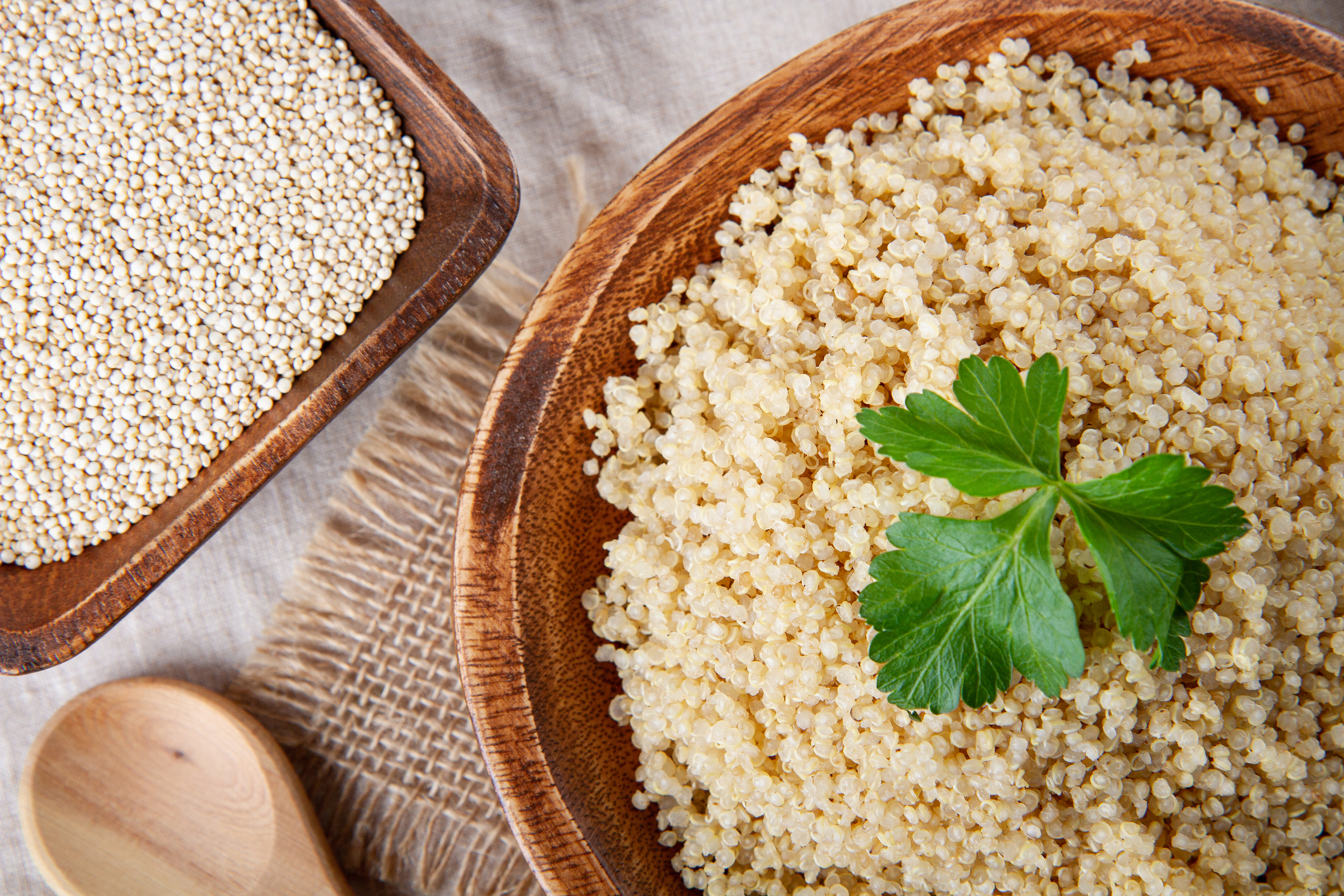 Quinoa: a magok és megfőzve