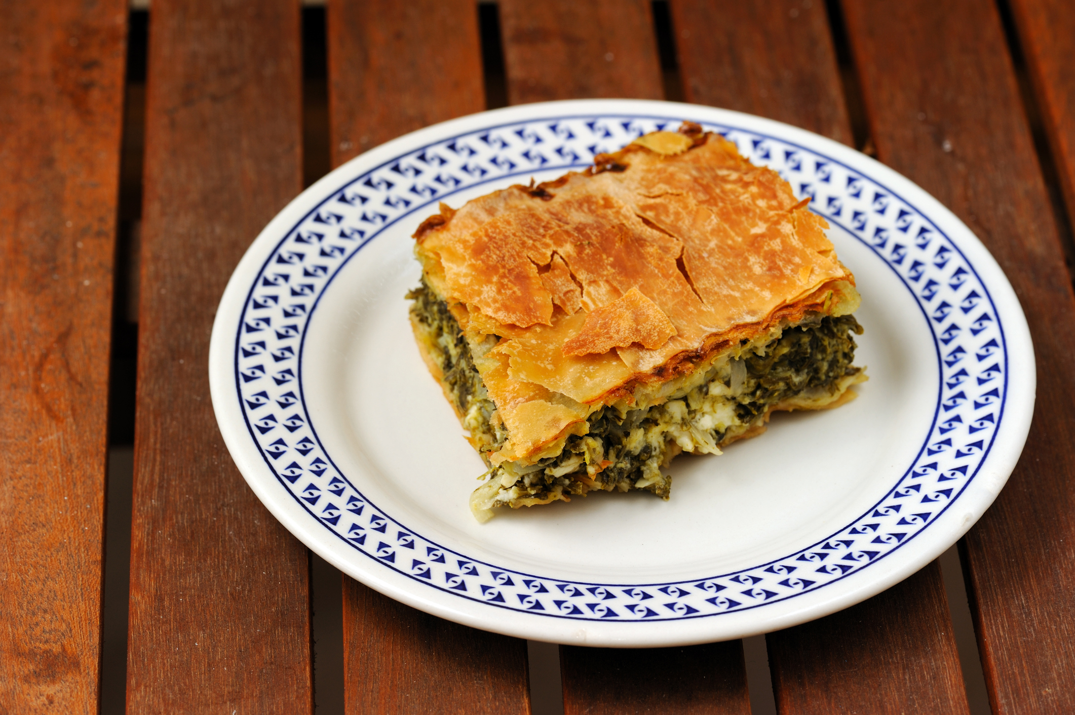 Spanakopita, a görög spenótos pite