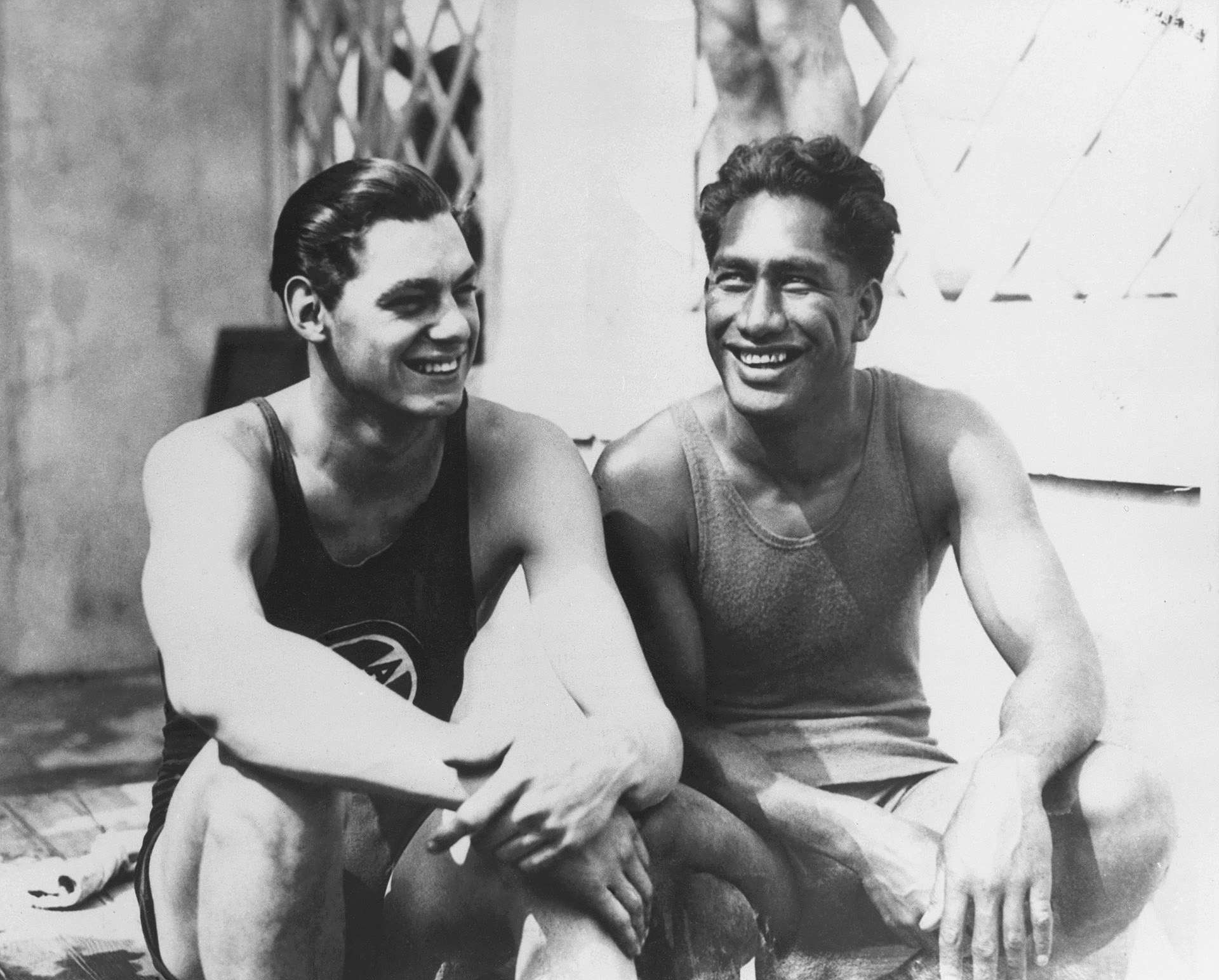 Johnny Weissmüller és Duke Kahanamoku