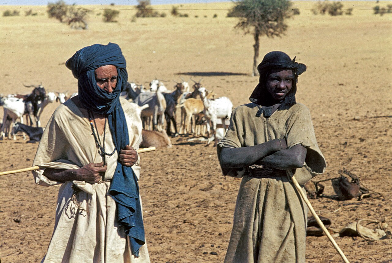 &nbsp;Tuareg pásztorok Maliban (fotó: Wikipedia)