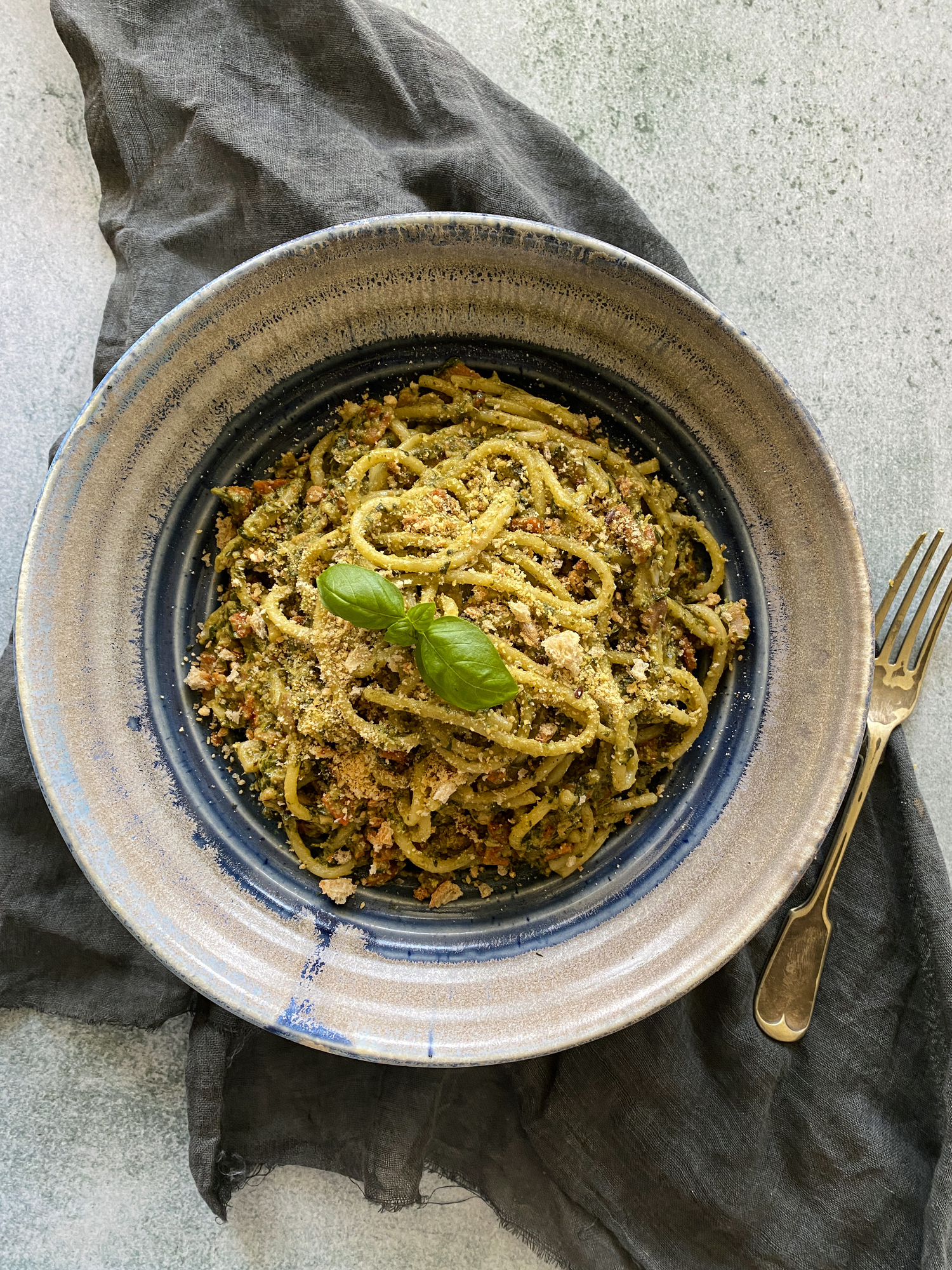 Pasta con la mollica