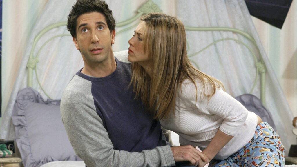 David Schwimmer és Jennifer Aniston