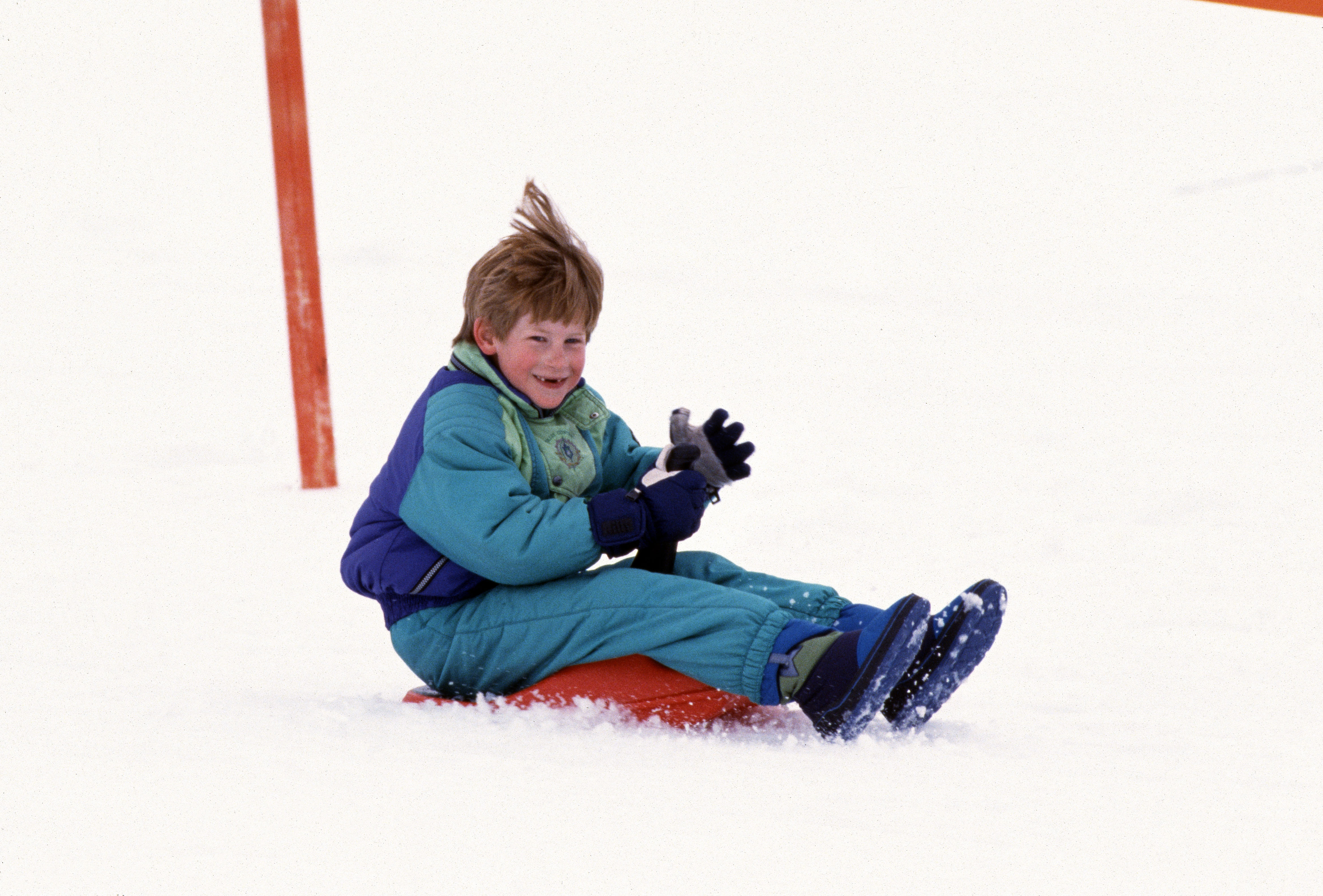 Harry herceg nyolcévesen, 1992-ben. (fotó: Julian Parker/UK Press via Getty Images)