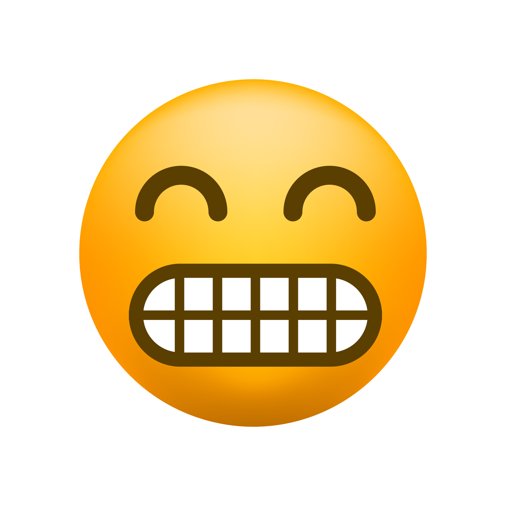 grimaszoló emoji